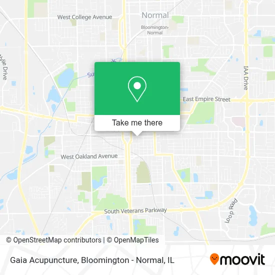 Gaia Acupuncture map