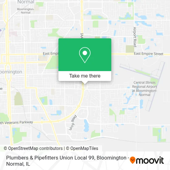 Plumbers & Pipefitters Union Local 99 map