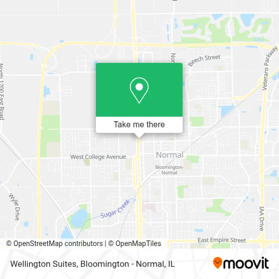 Wellington Suites map