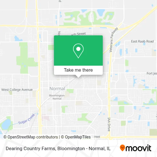 Dearing Country Farms map