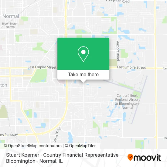Stuart Koerner - Country Financial Representative map