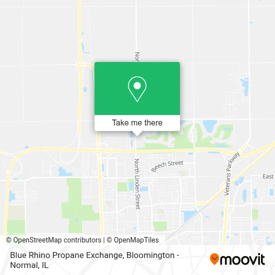 Blue Rhino Propane Exchange map