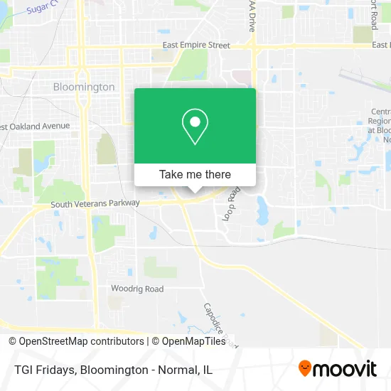Tgi Fridays map