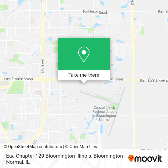 Eaa Chapter 129 Bloomington Illinois map