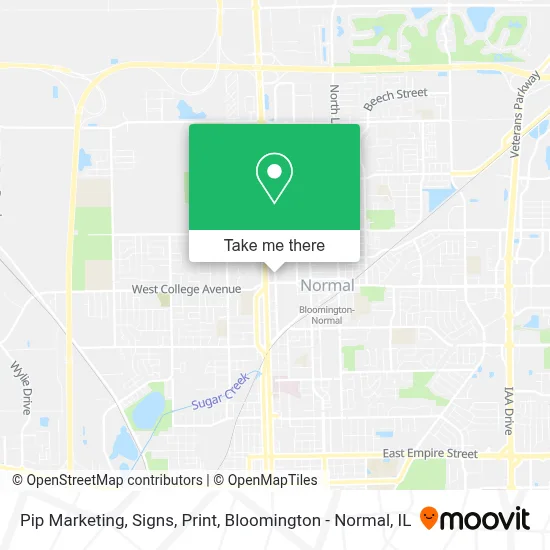 Pip Marketing, Signs, Print map