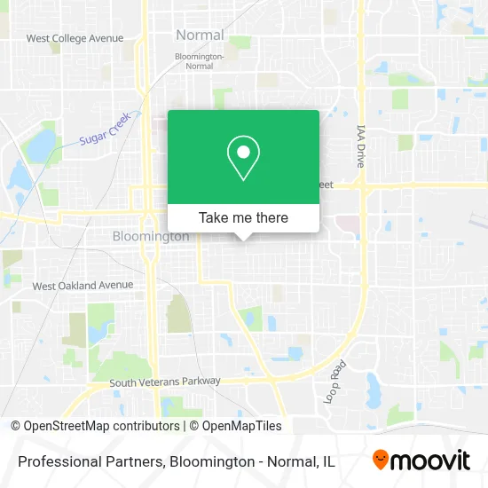 Professional Partners map