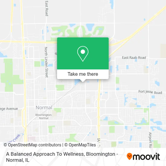 A Balanced Approach To Wellness map