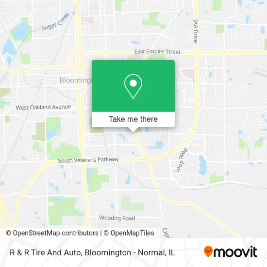 R & R Tire And Auto map
