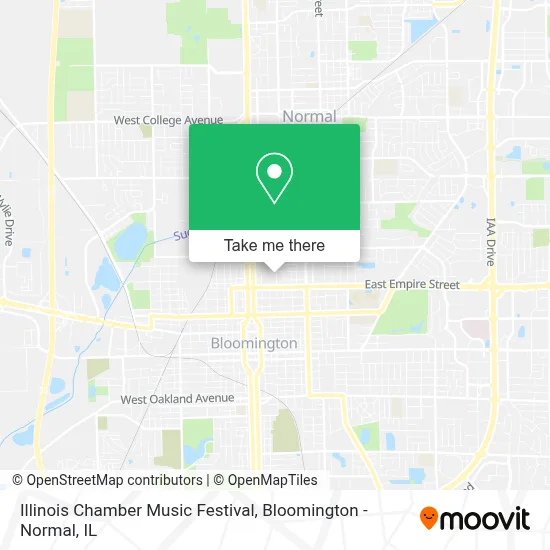 Illinois Chamber Music Festival map