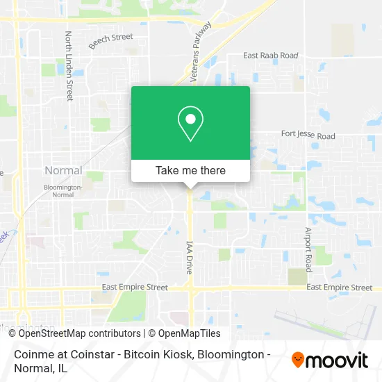 Coinme at Coinstar - Bitcoin Kiosk map
