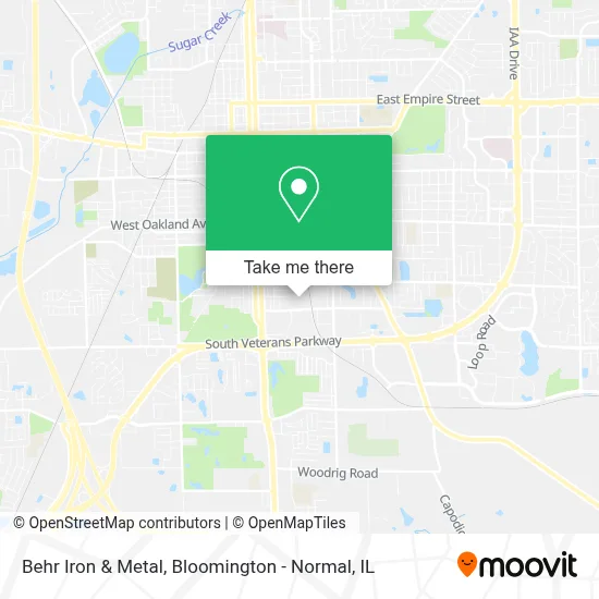 Behr Iron & Metal map