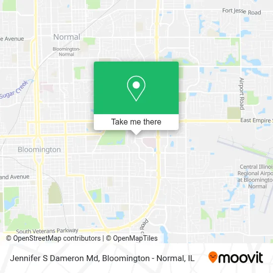 Jennifer S Dameron Md map