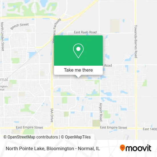 North Pointe Lake map