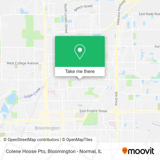 Colene Hoose Pto map
