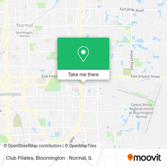 Club Pilates map