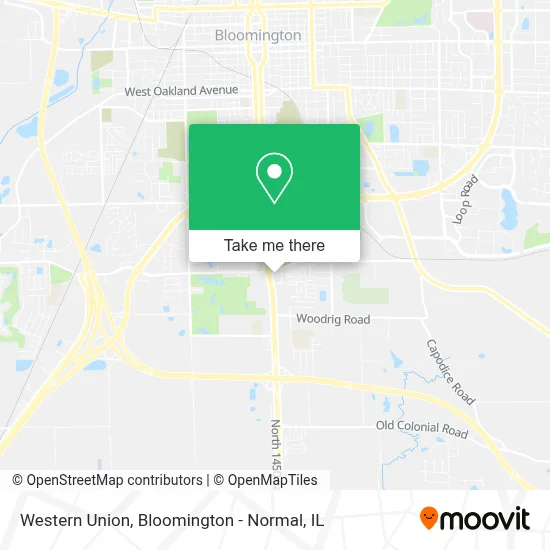 Western Union map