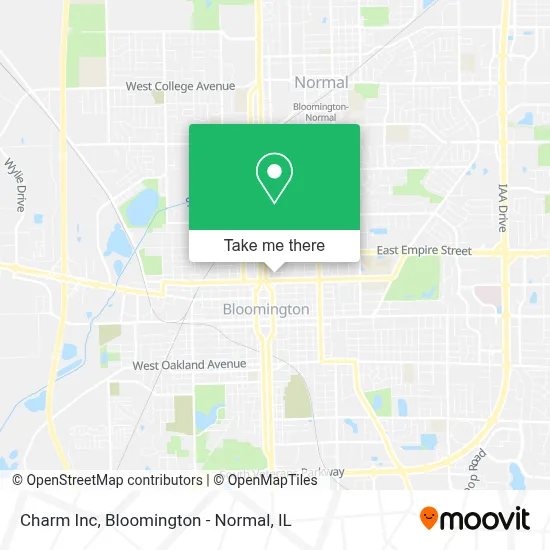 Charm Inc map
