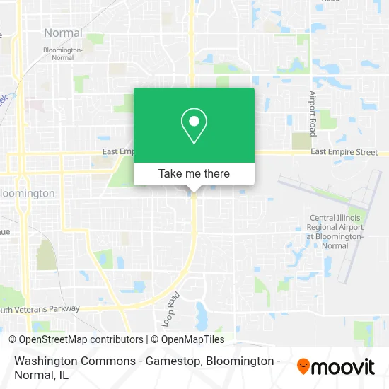 Washington Commons - Gamestop map