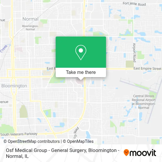 Osf Medical Group - General Surgery map