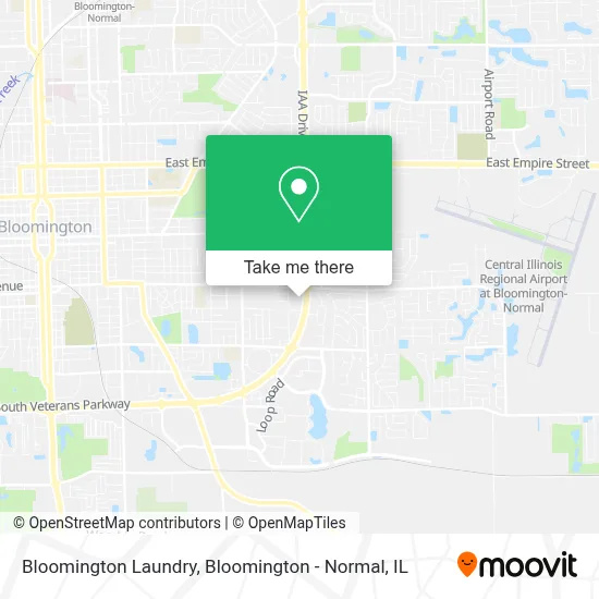 Bloomington Laundry map