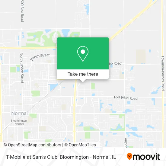 T-Mobile at Sam's Club map