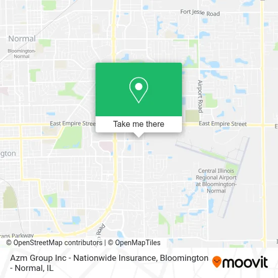 Azm Group Inc - Nationwide Insurance map
