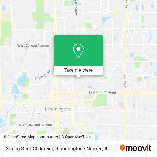 Strong Start Childcare map