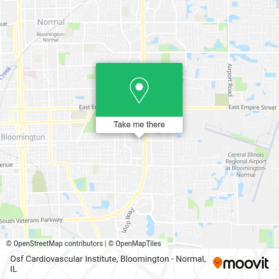 Osf Cardiovascular Institute map