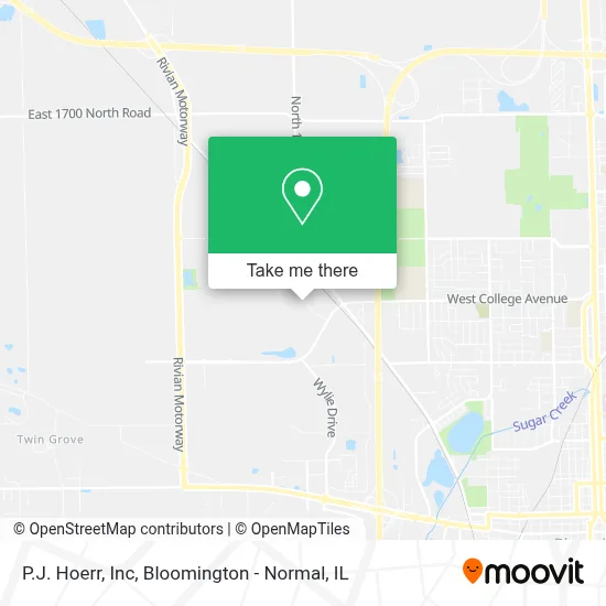 P.J. Hoerr, Inc map