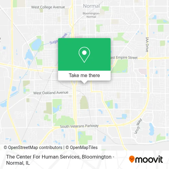 The Center For Human Services map