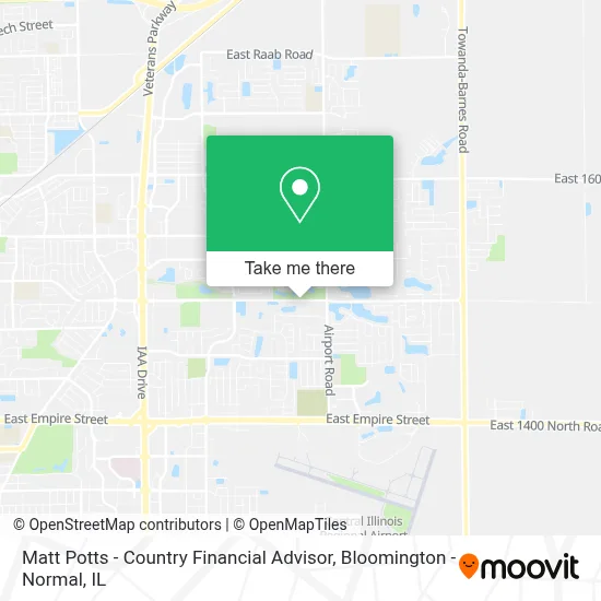 Matt Potts - Country Financial Advisor map