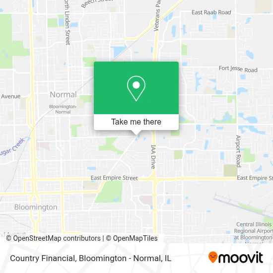 Country Financial map