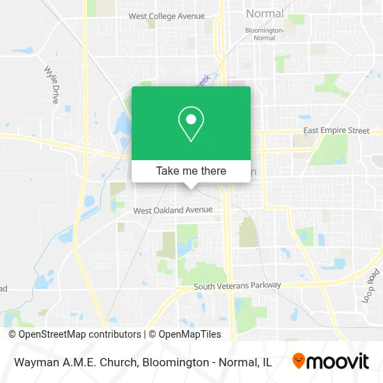 Wayman A.M.E. Church map