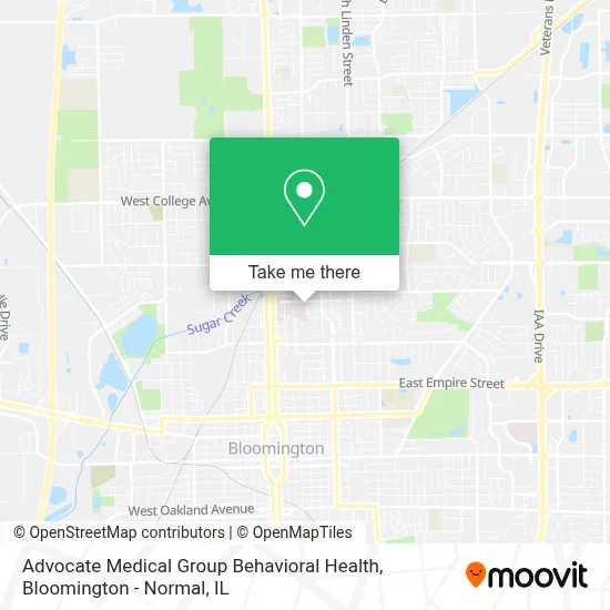 Advocate Medical Group Behavioral Health map