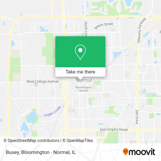 Busey map