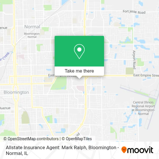 Allstate Insurance Agent: Mark Ralph map