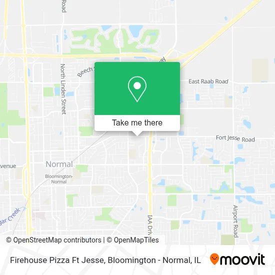 Firehouse Pizza Ft Jesse map