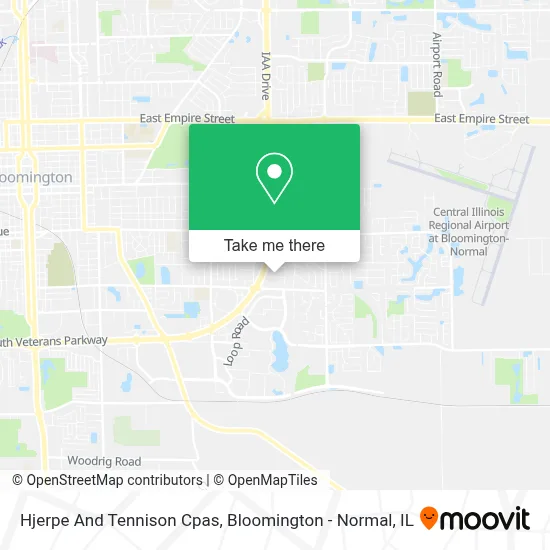 Hjerpe And Tennison Cpas map