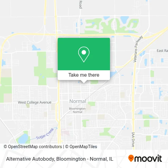Alternative Autobody map