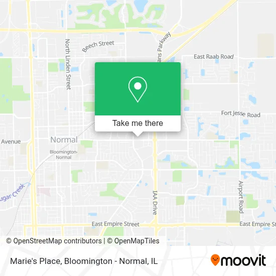 Marie's Place map
