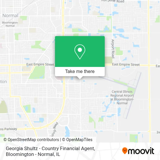 Georgia Shultz - Country Financial Agent map