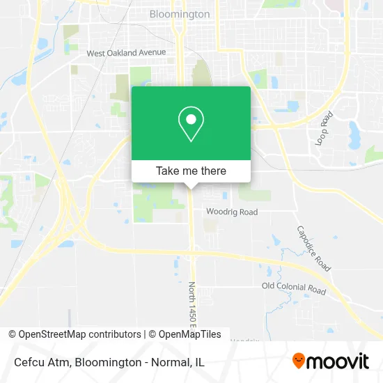 Cefcu Atm map