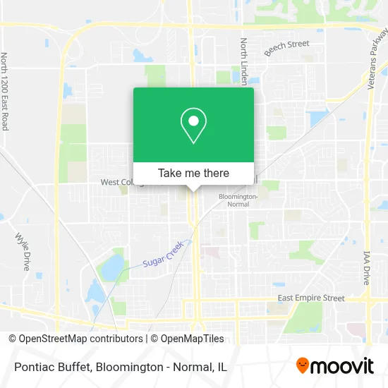 Pontiac Buffet map