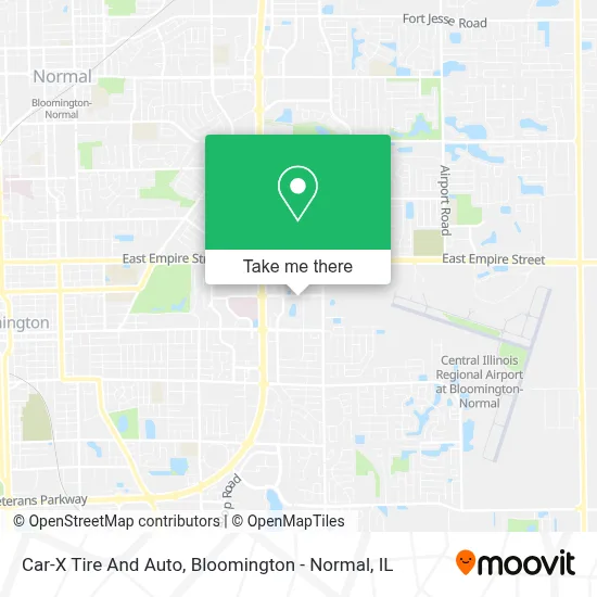 Car-X Tire And Auto map
