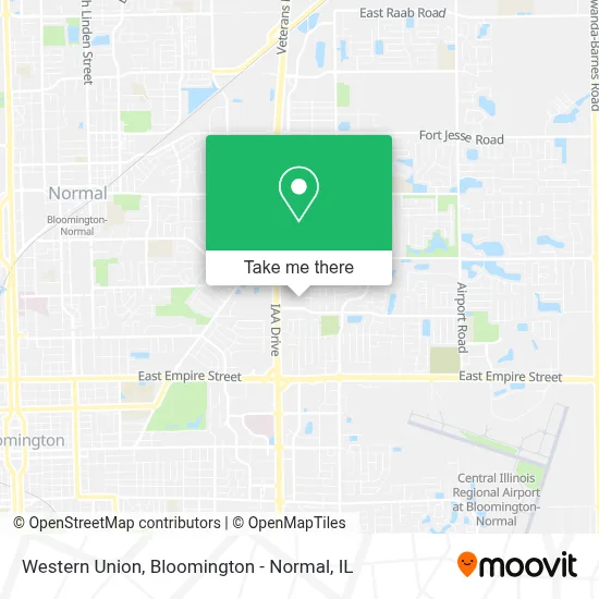 Western Union map