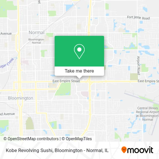 Kobe Revolving Sushi map