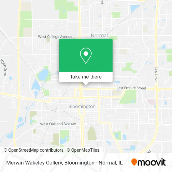 Merwin Wakeley Gallery map