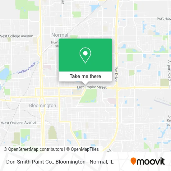 Don Smith Paint Co. map