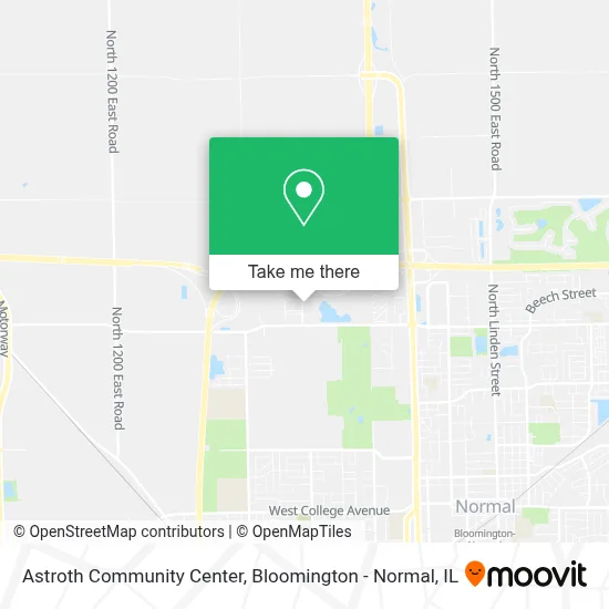 Astroth Community Center map
