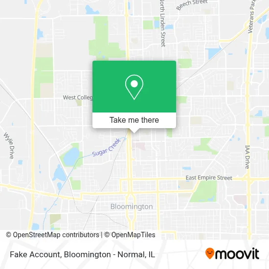 Fake Account map